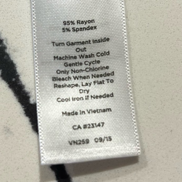 Talbots jersey pullover with deep blue and white stripes - Picture 7 of 7